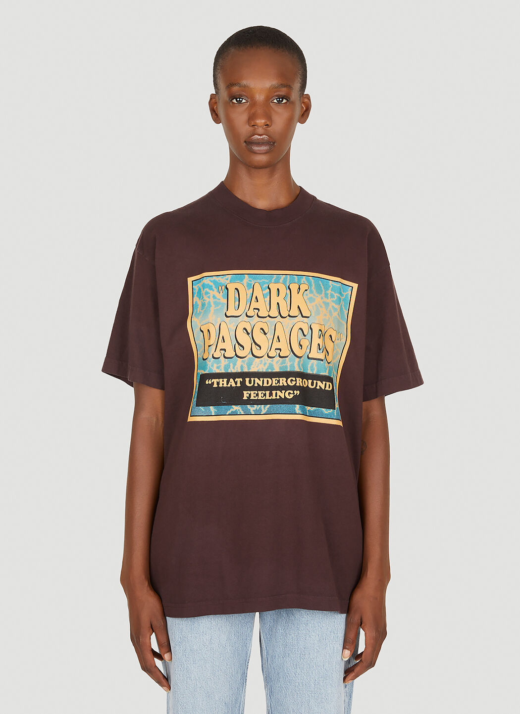 Come Tees Dark Passages 레이버 티셔츠 레드 com0349001