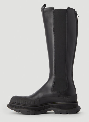 Alexander McQueen Tread Slick 及膝靴 黑 amq0245098