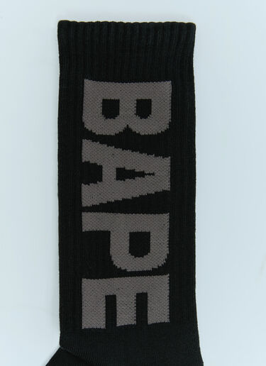 A BATHING APE® BAPE Socks Black aba0154019