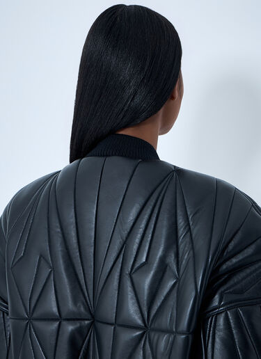 Moncler x Rick Owens Geocamo Cropped Quilted Bomber Jacket Black mcs0363009