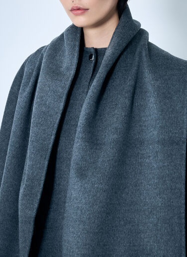 TOTEME Doublé Scarf Coat Grey tot0259040