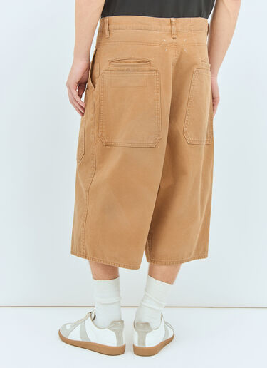 Maison Margiela Canvas Shorts Orange mla0158008