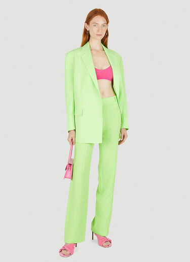 Jacquemus 르 판탈론 멜로이아 팬츠 그린 jac0248031