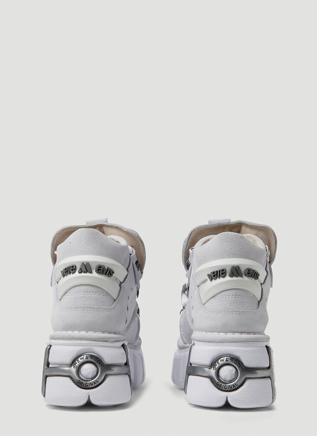 VETEMENTS New Rock Platform Sneakers in Grey LN CC