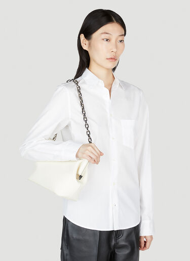 Small Peak Shoulder Bag Alexander McQueen Small Peak Shoulder Bag White amq0252002