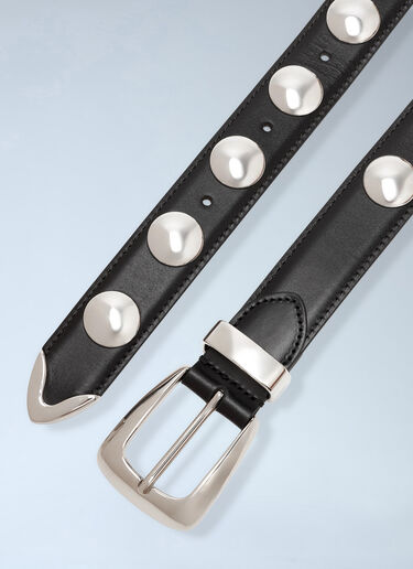 Khaite Benny Studded Belt Black kha0255014