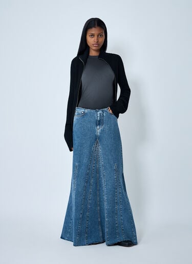 OUR LEGACY Rebel Skirt Blue our0262005