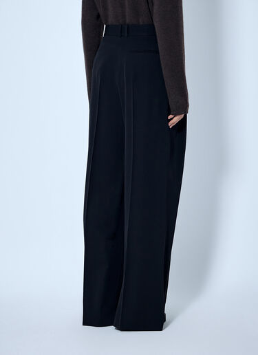 LN-CC® - The Row: Daniela Wool Pants - Black The Row Daniela Wool Pants Black row0266003