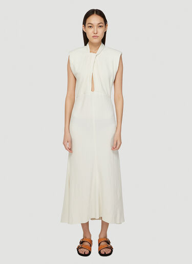 Isabel Marant 라베아 드레스 화이트 ibm0247021