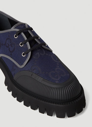 Gucci GG Lace-Up Shoes Navy guc0152087