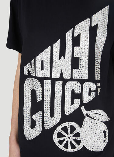 Gucci Lemon T-Shirt Black guc0247088