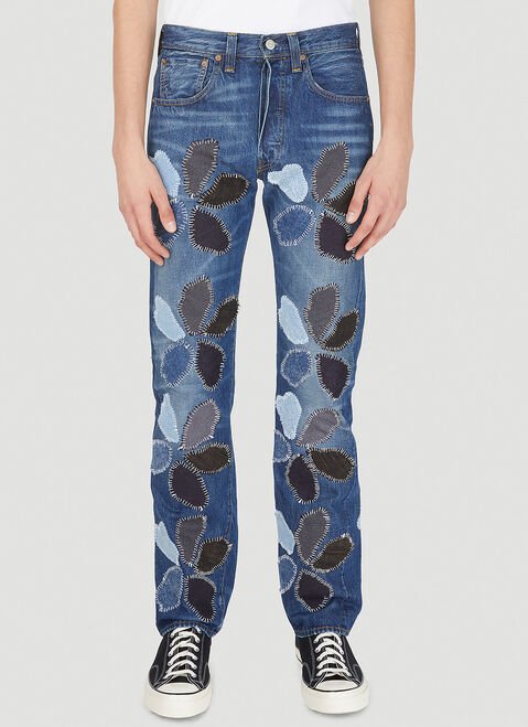 DRx FARMAxY FOR LN-CC Drop 6 Flowers Jeans Grey drx0349008