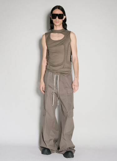 Rick Owens DRKSHDW DRK 탱크탑 그레이 drk0156013
