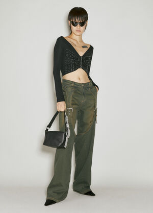 KARA Bow Pouch Shoulder Bag Black kar0250004
