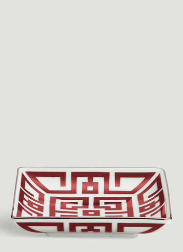 Ginori 1735 Labirinto Squared Tray Red wps0644474