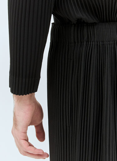 Homme Plissé Issey Miyake Wide-Leg Pleated Pants Black hmp0158016