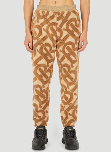 Burberry TB Monogram Track Pants in Brown