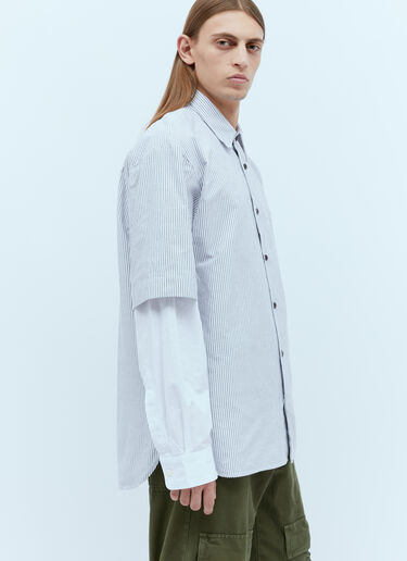 Double Sleeve Shirt Dries Van Noten Double Sleeve Shirt Grey dvn0154015