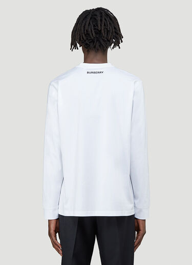 Burberry Hazlett Long-Sleeved T-Shirt White bur0143014