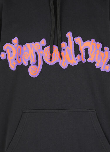 P.A.M. Text Kurlz Hooded Sweatshirt Black pam0347005