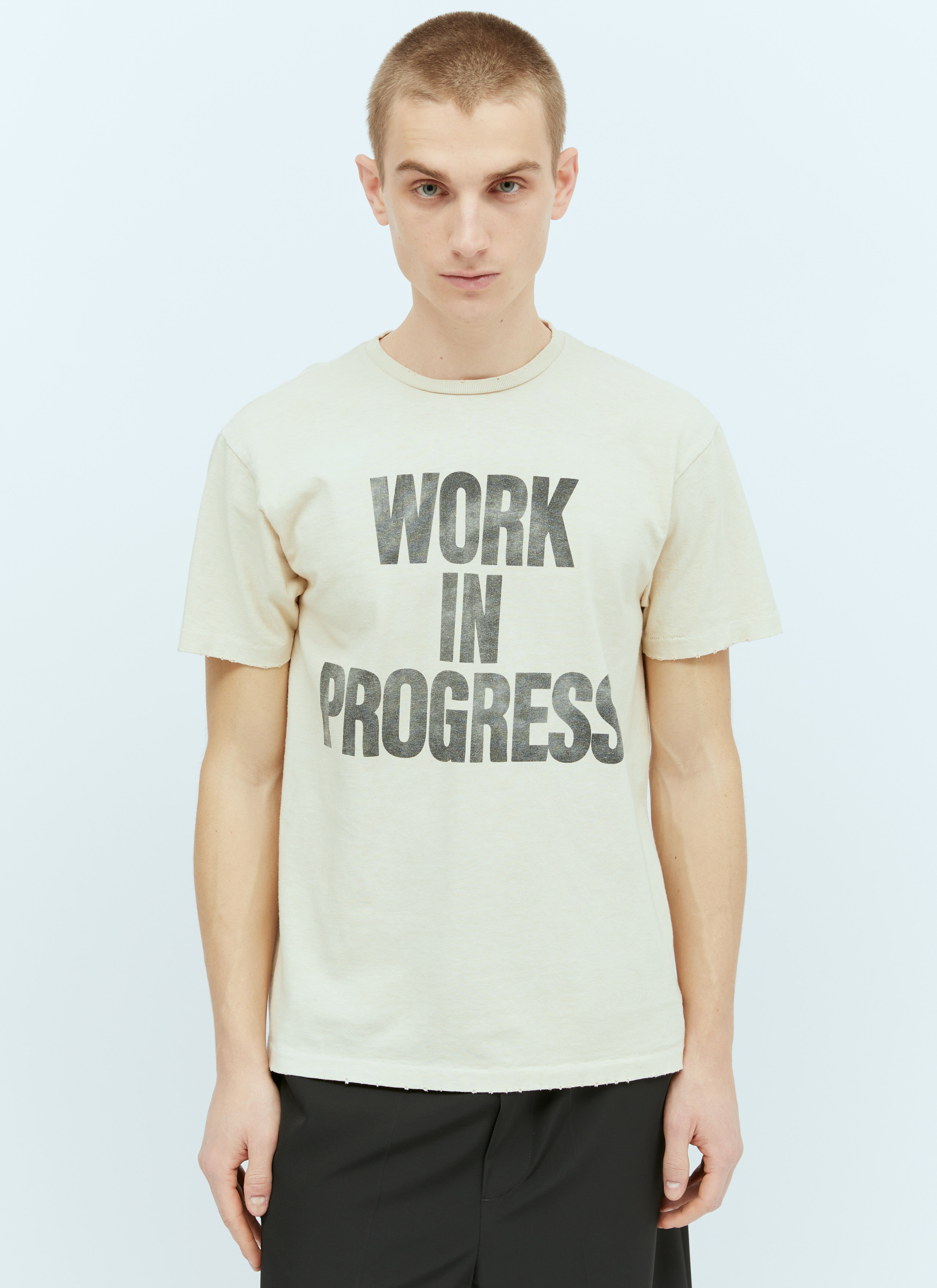 Maison Margiela Work In Progress T-Shirt Black mla0155009
