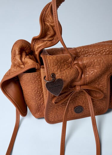 Multipocket Grained Leather Shoulder Bag Acne Studios Multipocket Grained Leather Shoulder Bag Brown acn0262002
