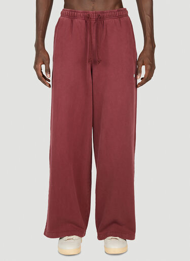 Acne Studios Fleece Track Pants Red acn0151028