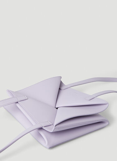 Nanushka Origami Vegan Leather Tote Bag Purple nan0248011