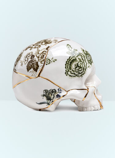 Seletti Kintsugi Skull White wps0691655