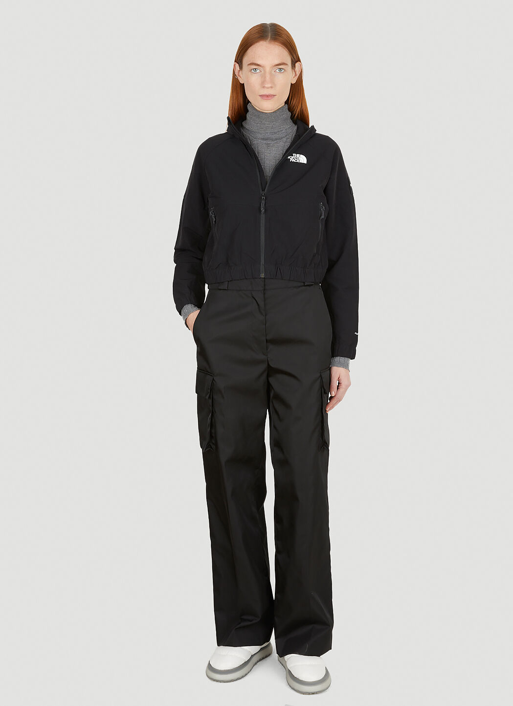 North face train hot sale n logo jacket