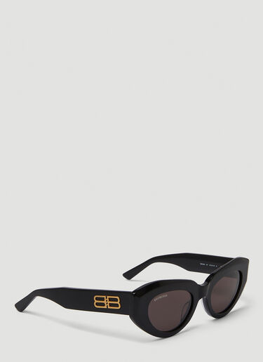 Balenciaga Rive Gauche 猫眼形太阳镜 黑 bal0249141