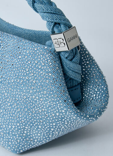 GANNI Mini Denim Bou Handbag Denim gan0260026
