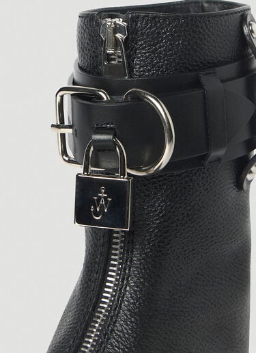 JW Anderson Leather Boxing Boots Black jwa0253022