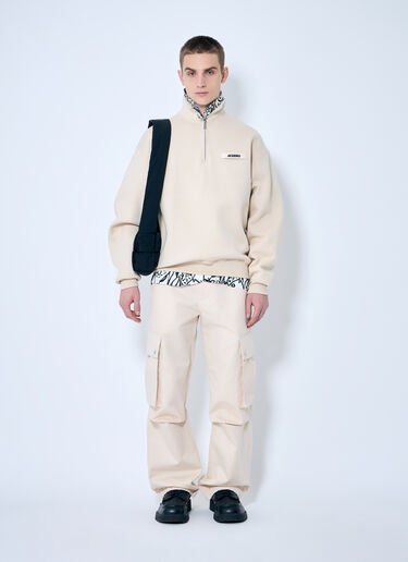 Jacquemus Le Cargo Pants Beige jac0160004