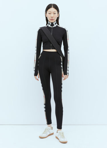 Burberry Cynthia Crop Top Black bur0253030