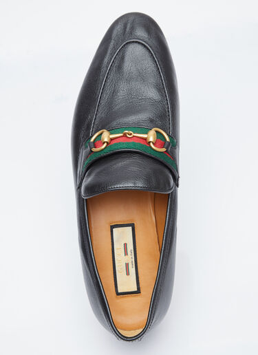 Gucci Horsebit Web Loafers Black guc0154022