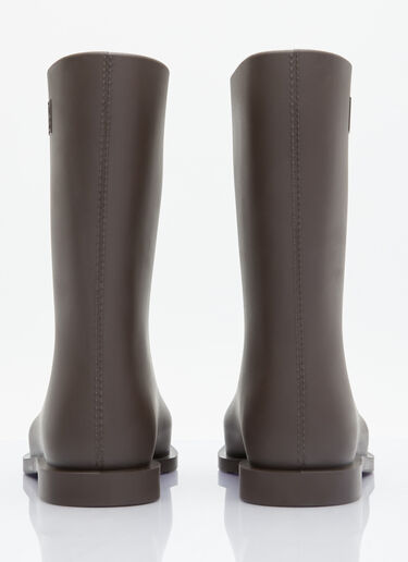 TOTEME The Rain Boots Brown tot0254011