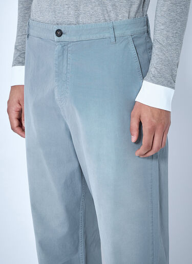 LN-CC® - Miu Miu: Steel Gray Garment-Dyed Twill Pants - Grey Miu Miu Steel Gray Garment-Dyed Twill Pants Grey miu0365009