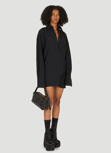 Capasa Milano Relaxed Shirt Dress Black cps0250006