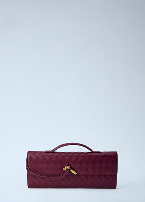 Bottega Veneta Long Andiamo Clutch Burgundy bov0258012