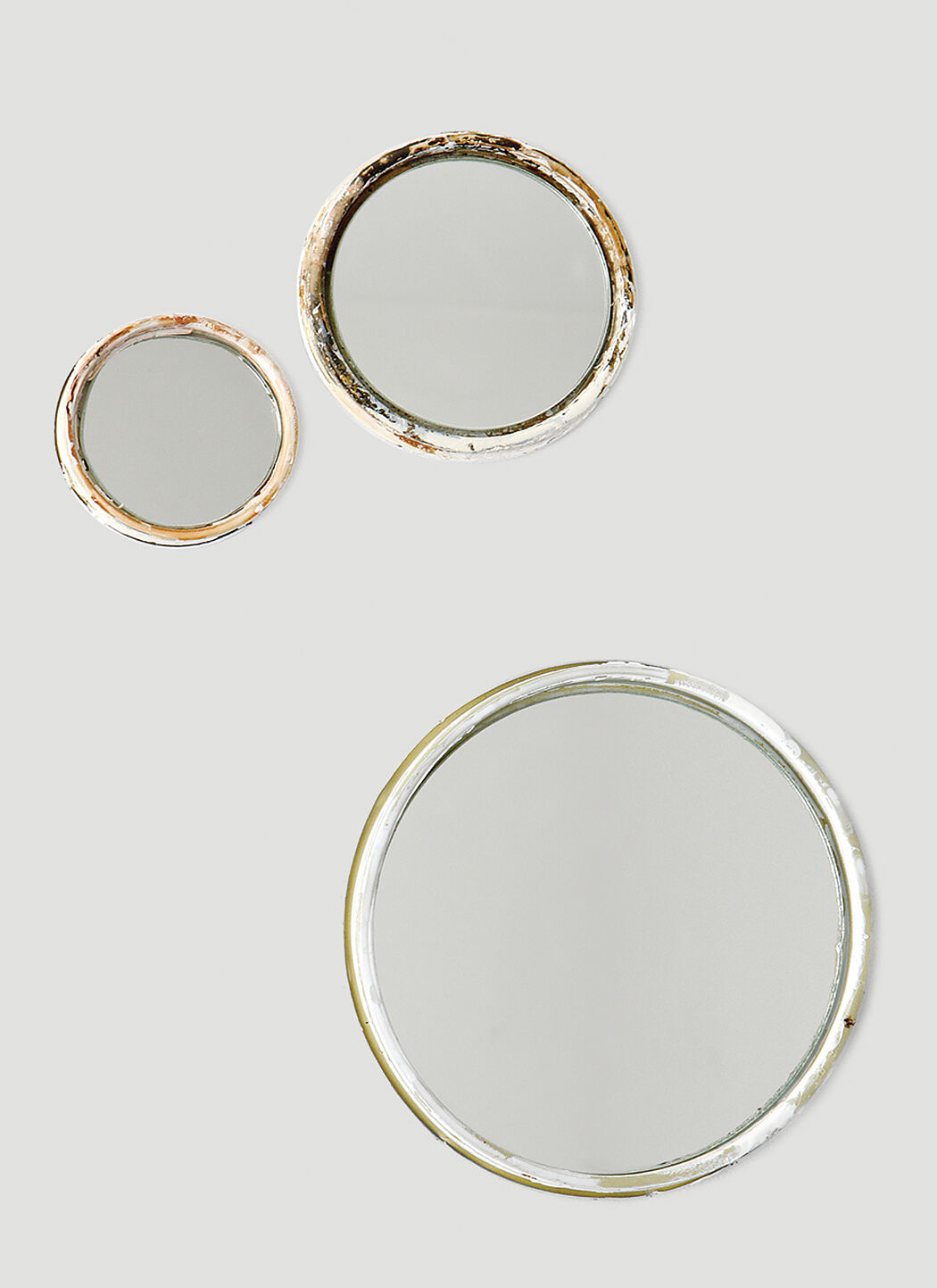 Marloe Marloe Set of Three Mirrors Cream rlo0351006