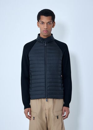 Moncler Grenoble Logo Motif Cardigan Black mog0164004