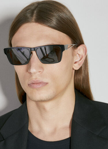 Prada 금속 프레임 선글라스 블랙 lpr0353011