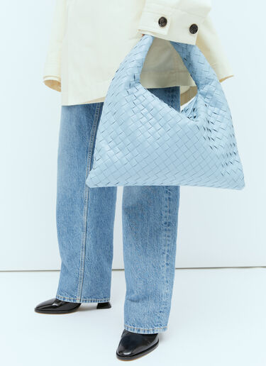 Bottega Veneta Small Hop Shoulder Bag Blue bov0256006