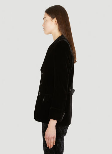Saint Laurent Velvet Jacket Black sla0251013