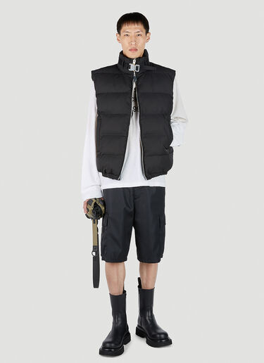 1017 ALYX 9SM Rollercoaster Buckle Gilet Jacket Black aly0151002