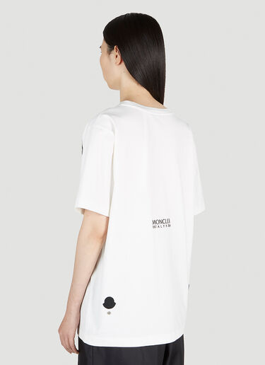 Logo Print T-Shirt 6 Moncler 1017 ALYX SM Logo Print T-Shirt White mal0351002