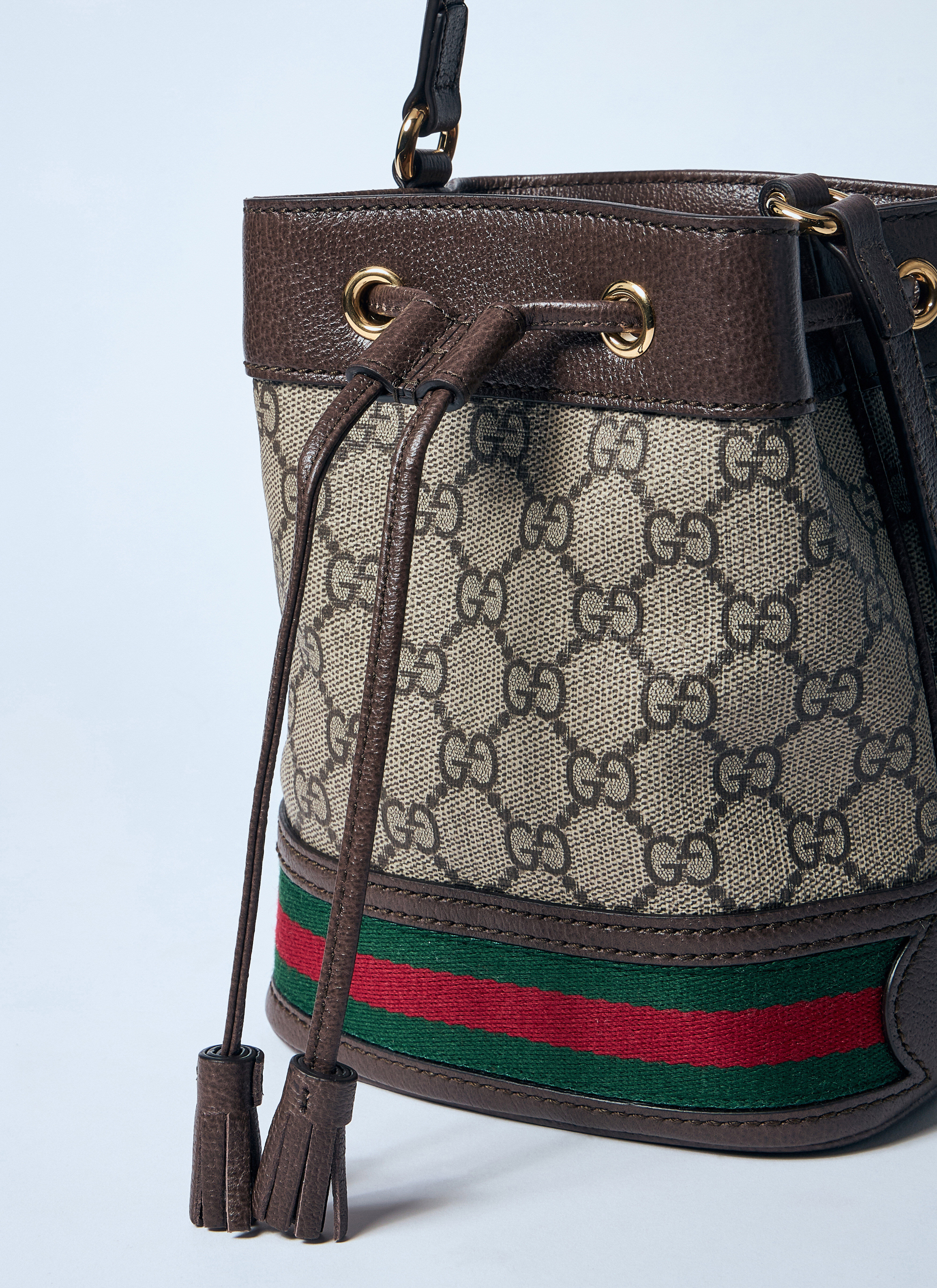 Ophidia mini gg supreme canvas bucket bag store