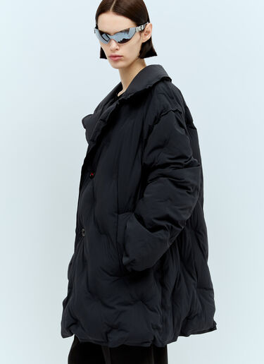 Maison Margiela Veste Matelassée en Nylon Recyclé Noir mla0353003