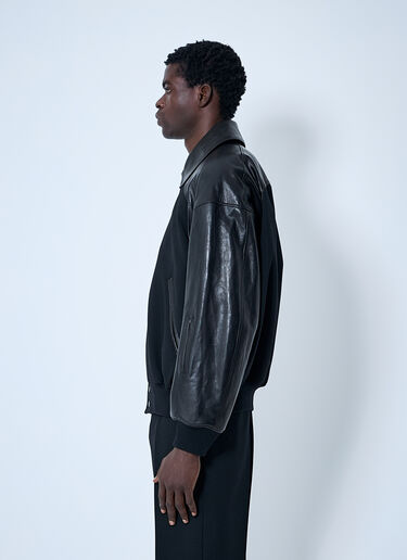 Jil Sander Blouson With Leather Black jil0160006